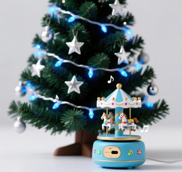 Christmas ornaments: Christmas tree. Tree feet