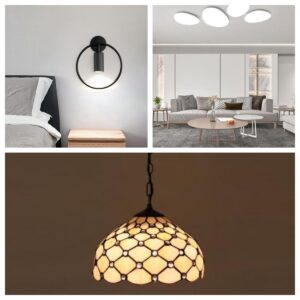 Lamps and lanterns: wall lamp, chandelier, ceiling lamp