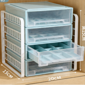 Shelves, storage boxes