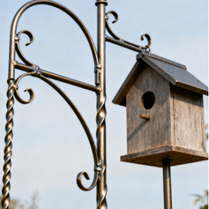 Bird house pole