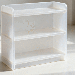 Bookshelves, knitting machines