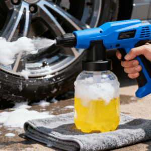 Electric foam watering can