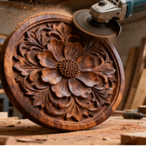 Angle grinder woodcarving disc