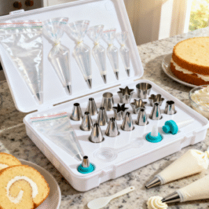 Kitchen Piping Bag Set & Kitchen Mat