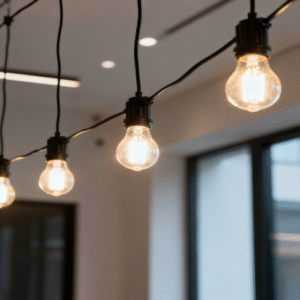 String Lights and Light Panel