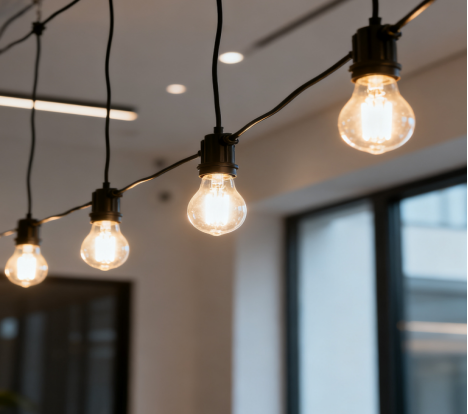 String Lights and Light Panel