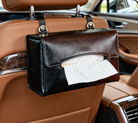 Vehicle-mounted tissue box