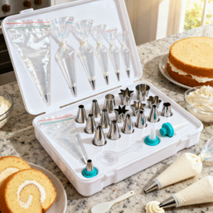 Kitchen Piping Bag Set & Kitchen Mat